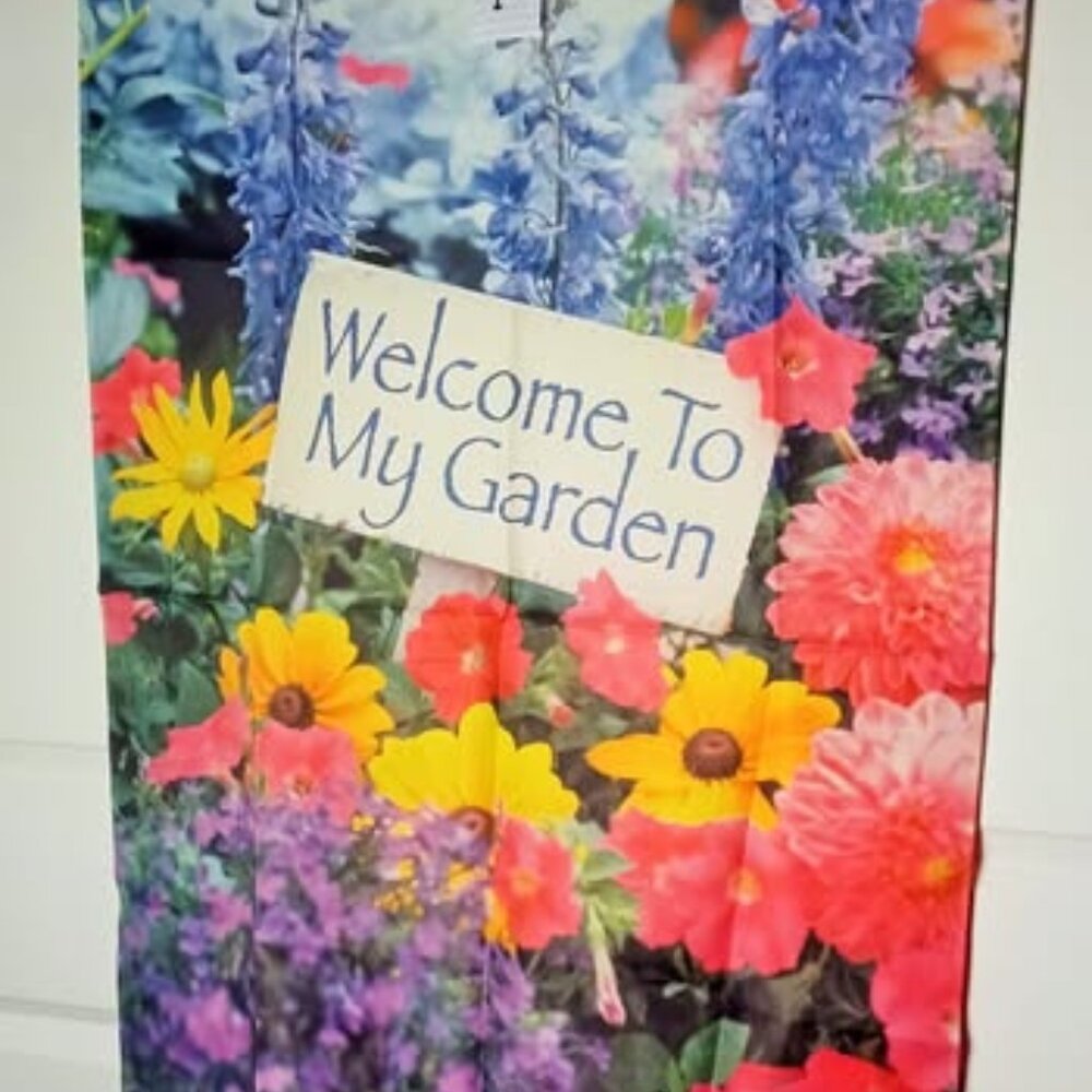 Welcome to My Garden Flag 28 x 41